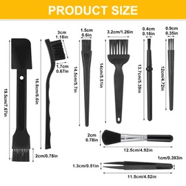 COLYUPO Computer Keyboard Cleaning Brush 8Pcs Small Portable Laptop Electronics Camera Anti Static Brushes Kit