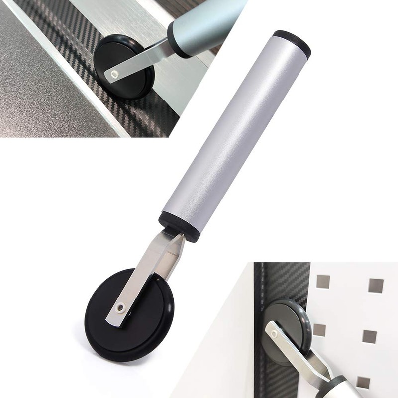 Single Wheel Rubber Seam Roller Car Detailing Tool Vinyl Wrap