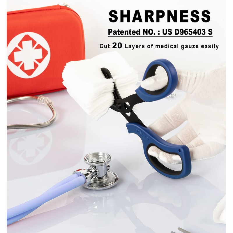 MEUUT 8 inches All Purpose Scissors Multipurpose Heavy Duty Shears,