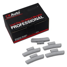 CKAuto FN Series Coated Lead Clip On Wheel Weights, 40g, 25pcs/Box