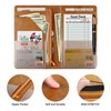 EcoVision Server Books for Waitress,Leather Waiter Book with Zipper Pocket,