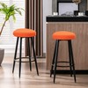 Deisy Dee 4PCS Round Bar Stool Seat Covers Stretch Round