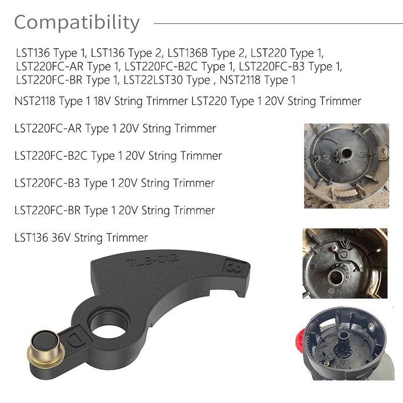 MAOZHOU 2 PCS Strimmer Replacement Lever Assembly for Black +