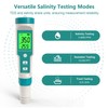 pH Meter, 7 in-1 pH/TDS/EC/ORP/S.G/Salinity/Temp Meter, Digital pH Tester with