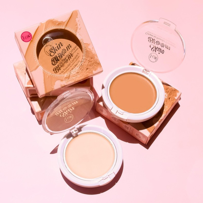 Skin Bloom Cream to Powder Compact, Almond, Women's Makeup and