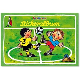 Sticker with over 98 Stickers * Fussball – Fritz Flanke * von LUTZ MAUDER//Sticker Book Football Soccer 72007/Kids Gift Tattoo Sticker