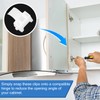 40pcs Cabinet Restrictor Clips, Cabinet Hinge Restriction Clips for Grass