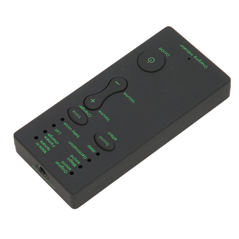 Voice Changer Portable Handheld 7 Modes Sound Card Voice Changer