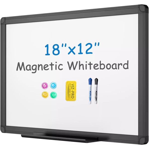 Zhengzhou AUCS Co.,Ltd. VIZ-PRO Magnetic Whiteboard/Dry Erase Board with Black