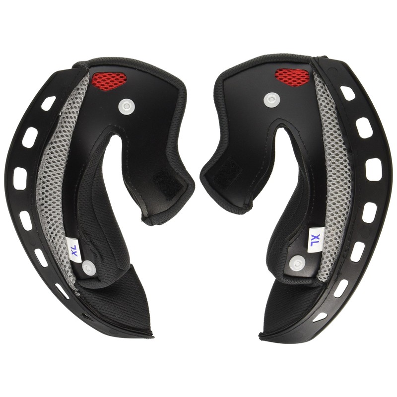 OGK KABUTO(オージーケーカブト) KAMUI チークパッドセットダークグレー XL(20mm)