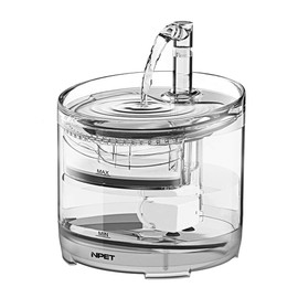 NPET Cat Water Fountain WF050TP 1.5L Automatic Pet Drinking Fountain with Replacement Faucet Kit（No Adapter