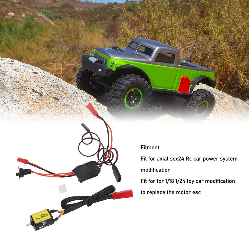 Rc Brushed Motor Esc Combo Low Noise High Torque 030