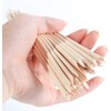STALEKS PRO 100pcs Orange Wood Sticks 11cm Manicure Pedicure Nail