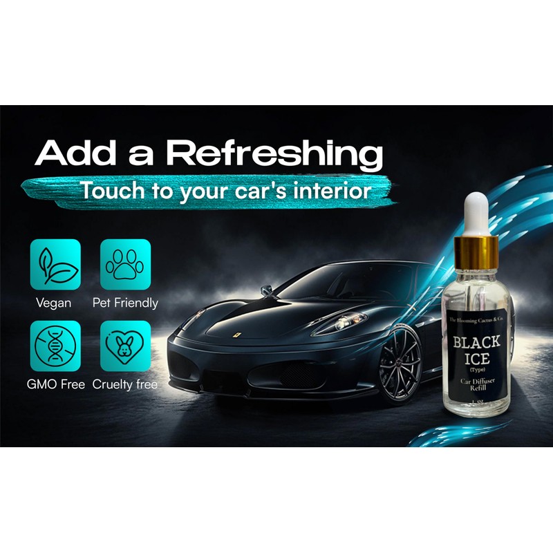 The Blooming Cactus & Co. - Car Diffuser Refill -