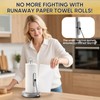 Paper Towel Holder with Spray Bottle for Kitchen Decor and