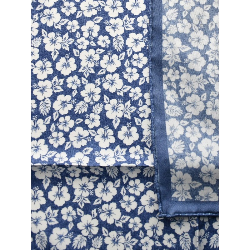 Prettystern Unisex Hand-Rolled Silk Neckerchief Silk Neckerchief for Men and