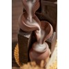 LAMDAWN Unique Cascading Basins Ceramic Waterfall Incense Holder, Paired with