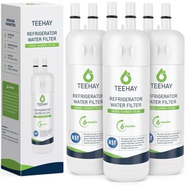 TEEHAY WHR1RXD1 Water Filter Replacement, Compatible with Filter 1, Whirlpool WRS571CIHV, WRS321SDHV, WRS321SDHB, WRS321SDHW, WRS321SDHZ, WRS588FIHB, WRSF5836RZ, WRS311SDHM, WRS325SDHB, 3 Pack