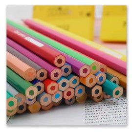 Heng Yue Erasable Colored pencils [set of 24], free marking kit, drawing and coloring pencils for children and adults, Color Arts and Crafts school supplies.