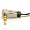 kenable Right Angle Low Profile FLAT Metal 3.5mm Male Jack
