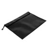 Black Fireproof Document Bag Cross Section Passport Money Certificates Keeping