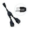 ENATECLITE 3 Prong Power Cord 1 to 2 Outlet Splitter,3-Way