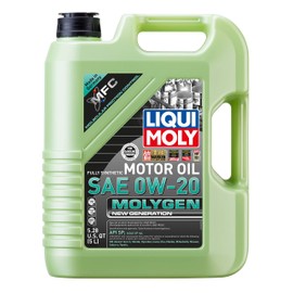 Liqui Moly 20438 Molygen New Generation SAE 0W-20 Synthetic Motor Oil, 5 Liter