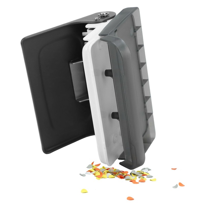 QWORK® 10 Holes Binder for Planners, Suitable for A4/B5/A5 Paper,
