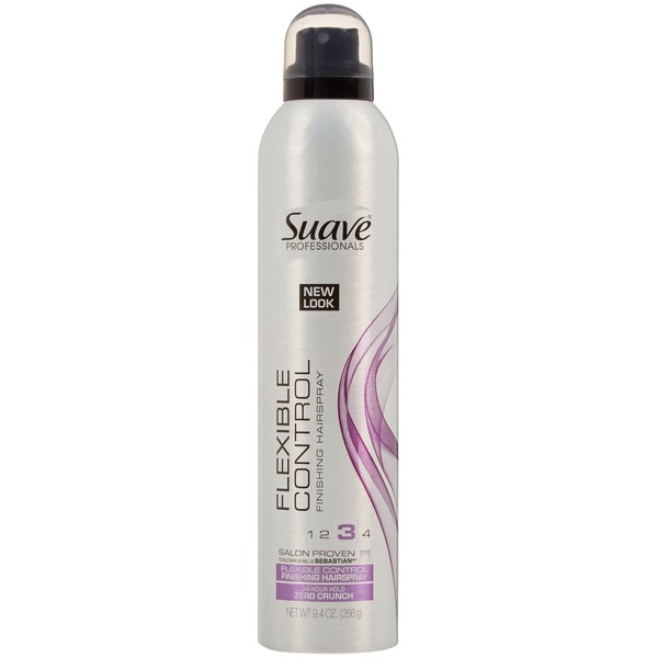 Suave Professionals Hair Spray Flexible Control Finishing 9.4 oz (Packaging May Vary)