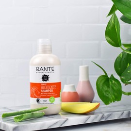 Sante Naturkosmetik Organic Family Moisturising Shampoo, Mango & Aloe Vera, Moisturising 250ml