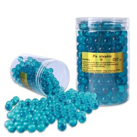 2LB Glass Pie Weights For Blind Baking Pie Crust Weights Baking Beans Non-porous Dust-free Humidity-proof & mold-free Reusable Beads Fit Pie Weight for 6-10 inch Pies