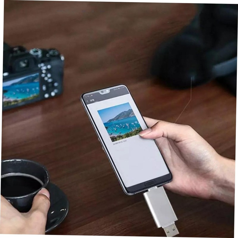 KICHOUSE USB c to Card Reader Multi-Format Card Reader for