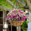 Karlliu 2 Pack 18 Inch Extra Large Deep Hanging Baskets