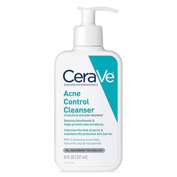 CeraVe Limpiador Jabn Espuma limpiadora para Acn Control de Imperfecciones