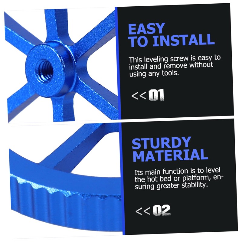 Mobestech Leveling Nut Set for Printers Install Metal Hot Bed
