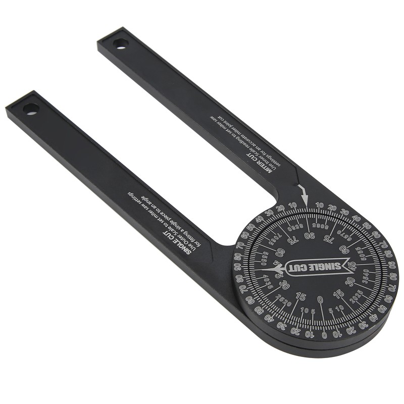 0~360° Woodworking Protractor Aluminium Alloy Angle Finder Angle Measuring Tool