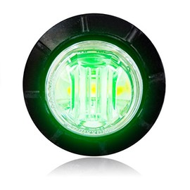 Maxxima M09300G Green 3/4" Round LED Courtesy Marker Light