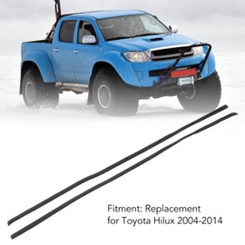 1 Pair Roof Drip Side Finish Moulding Trim Weatherstrip Kit OEM 75552 0K011, 75551 0K011 Left Right Rubber Edge Trim Seal Kit Replacement