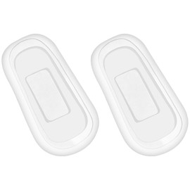 DROGO 6 Pairs Clear Nose Pads Covers for Eyeglass, Soft Silicone Nosepads, Anti-Slip Slip-on Nose Pads Cover, Skin-Friendly