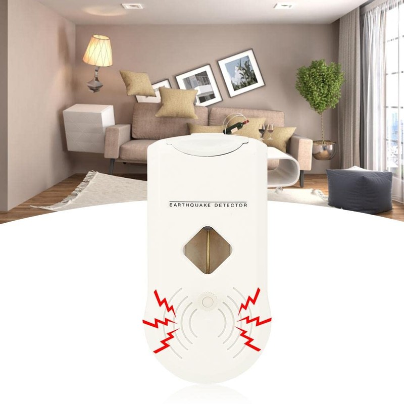 Gaeirt Earthquake Detector, Adjustable Sensitive Earthquake Sensor Accessory for Wall