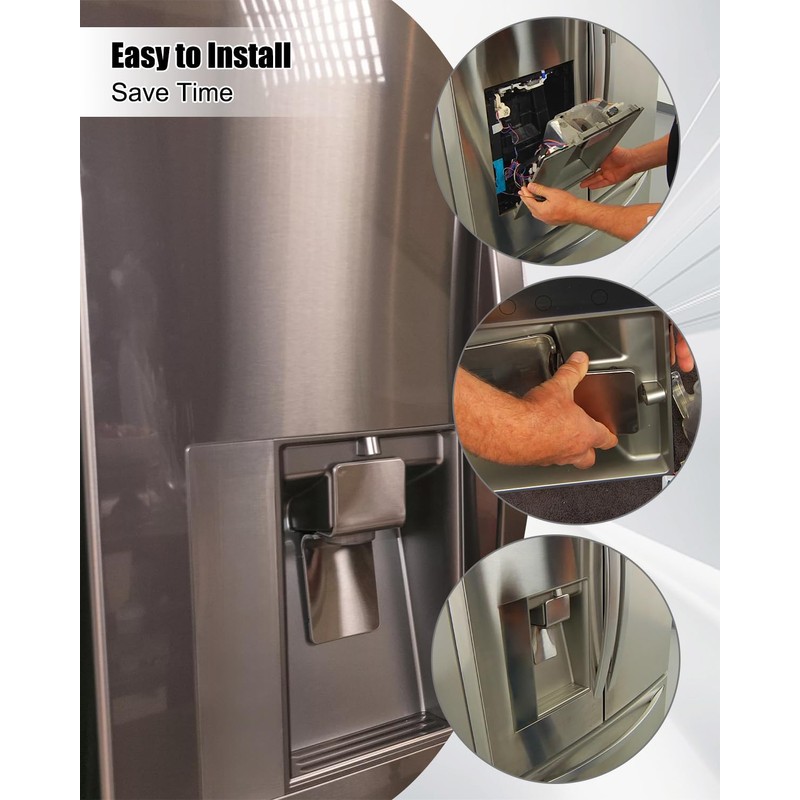 ABH74219603 Water Button Compatible with LG Kenmore Sears Refrigerator, Replaces