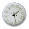 12 Inch Luminous Wall Clock Minimalist Round Quartz Clock for