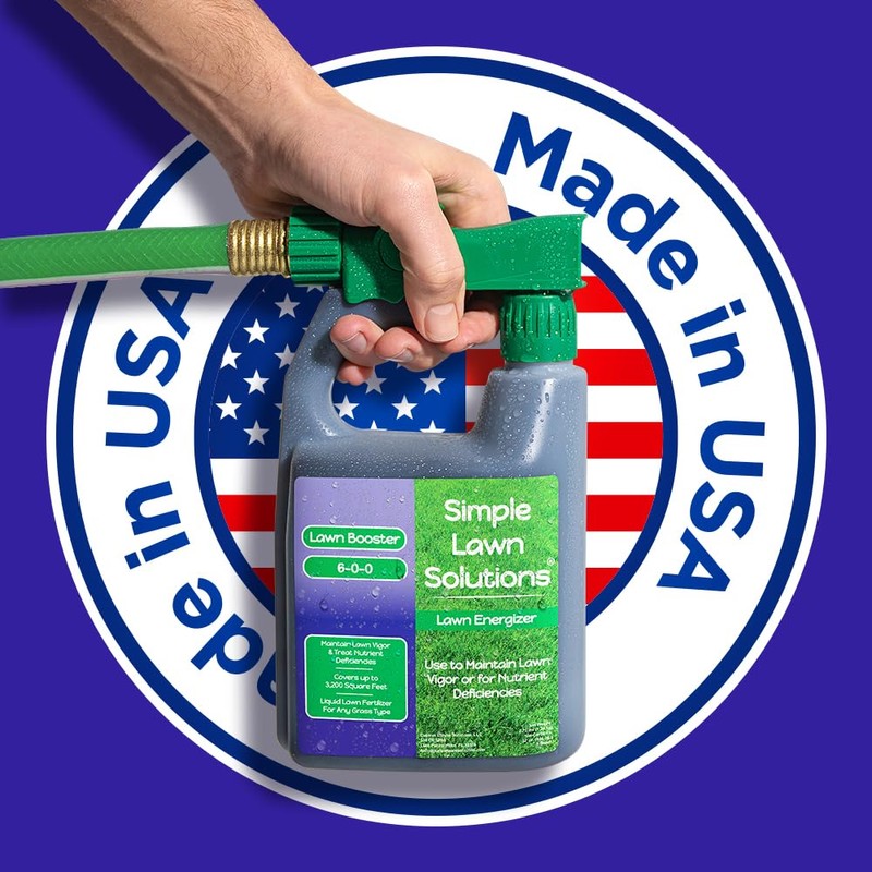 Commercial Grade Lawn Fertilizer with Iron- Liquid Fertilizer Spray- Nitrogen