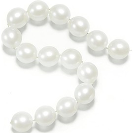 Pearl White Linking Balloons 6 inch, 100pcs Link Balloons for Quick Connect, White Pearl Quick Link Balloons for Party DIY Arch Garland Background, Wedding Birthday Baby Shower Decor