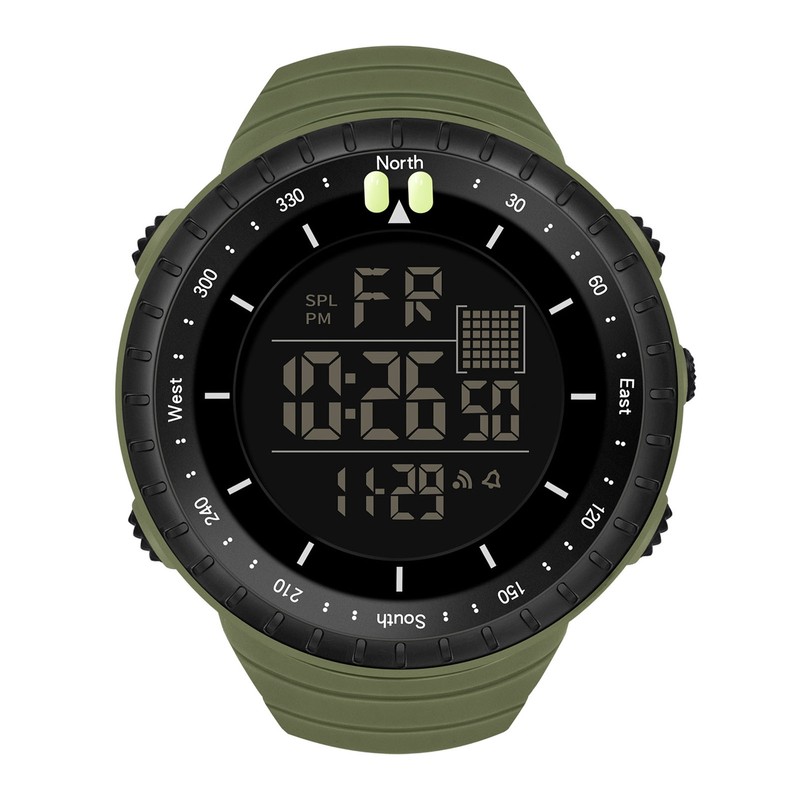 Electronic Sports Watch Waterproof Night Light Large Screen Quick Release