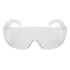 Square Anti-Fog Safety Goggles-Clear Protective Safety Glasses And Splash-Proof ANSI Z87.1 Performance Scratch And100% Double Sides Anti-Fog Ventilation Side Suitable For All Industry(Made in Taiwan)