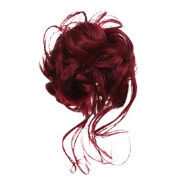 Hair Pieces for Updos - Wavy Curly Bun Hair Pieces for Women,Styling Wigs Hairpieces Accessories for Casual Wedding Dating Event Bride Party