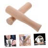 Mikinona 2 pcs Beech Kitchen Pestle Stick Food Grinding Tool