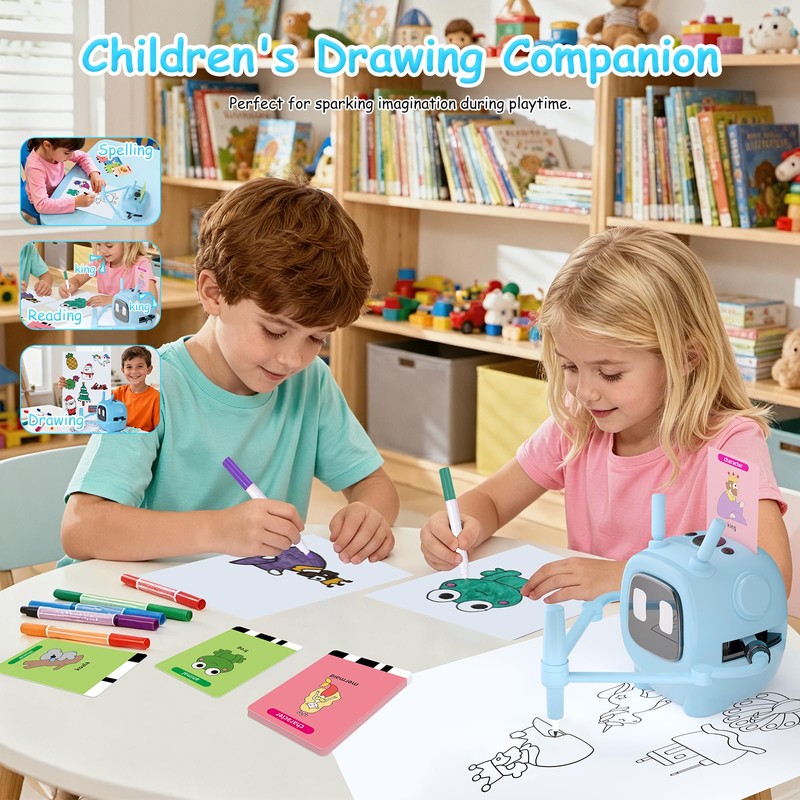 Art Enlightenment Drawing Robot: Educational Interactive Learning Toy for Kids