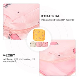 FOMIYES 4pcs Portable Sanitary Napkin Organizer Bag Period Pouch for Women Cute Storage for Office and Outdoors Stylish and Practical for Pads Makeup and Essentials